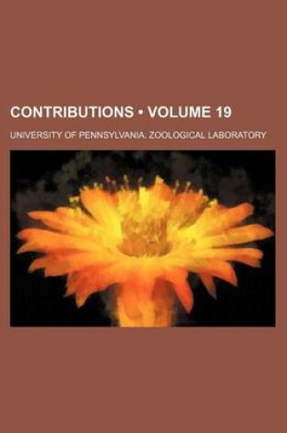 Cover of Contributions (Volume 19)