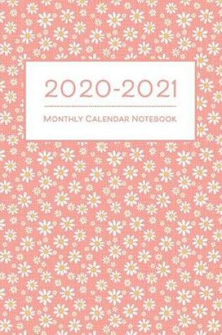 Cover of 2020-2021 Monthly Calendar Notebook