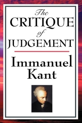Cover of The Critique of Judgement
