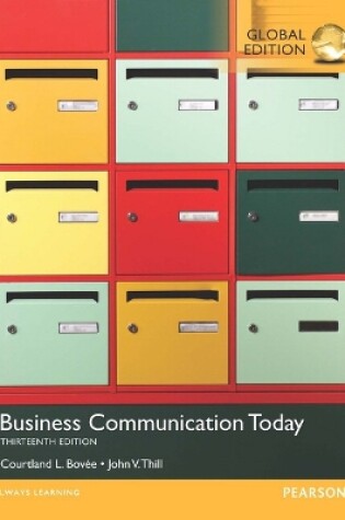 Cover of MyBCommLab with Pearson eText -- Access Card -- for Business Communication Today, Global Edition