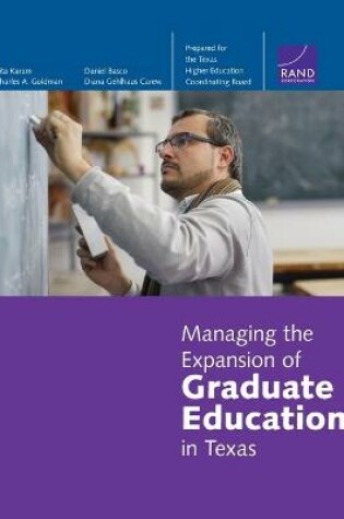 Cover of Managing the Expansion of Graduate Education in Texas