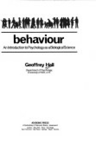 Cover of Behaviour