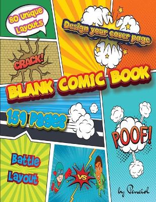 Book cover for Blank comic book