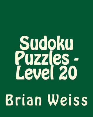 Book cover for Sudoku Puzzles - Level 20