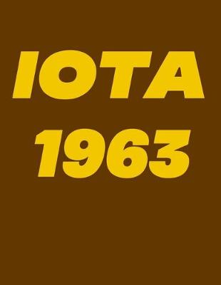 Book cover for Iota 1963