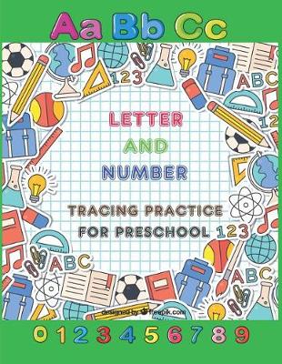 Book cover for Letter and Number Tracing Practice
