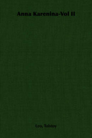 Cover of Anna Karenina-Vol II