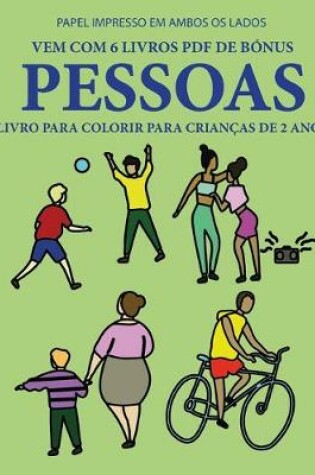 Cover of Livro para colorir para crian�as de 2 anos (Pessoas)