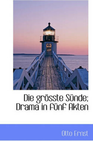 Cover of Die Gr Sste S Nde; Drama in F Nf Akten