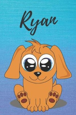 Cover of Ryan dog coloring book / notebook / journal / diary