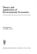 Book cover for Theory and Application of Environmental Economics