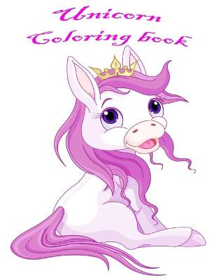 Book cover for Unicorn Coloring book
