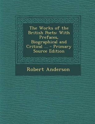 Book cover for The Works of the British Poets