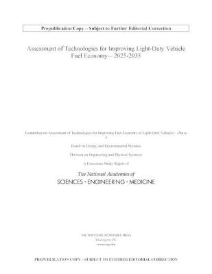 Cover of Assessment of Technologies for Improving Light-Duty Vehicle Fuel Economy?2025-2035