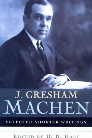 Cover of J. Gresham Machen