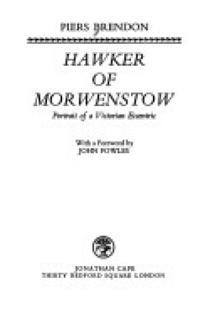 Cover of Hawker of Morwenstow