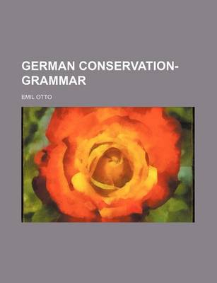 Book cover for German Conservation-Grammar