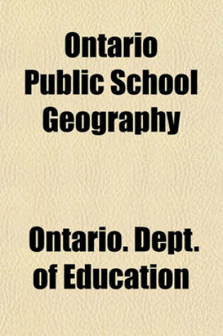 Cover of Ontario Public School Geography