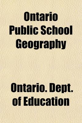 Book cover for Ontario Public School Geography