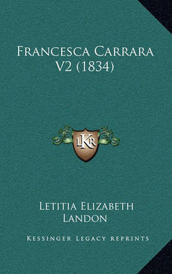 Book cover for Francesca Carrara V2 (1834)