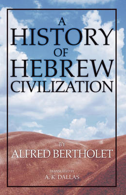 Book cover for History of Hebrew Civilization