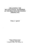 Book cover for Organizing the Multinational Enterprise