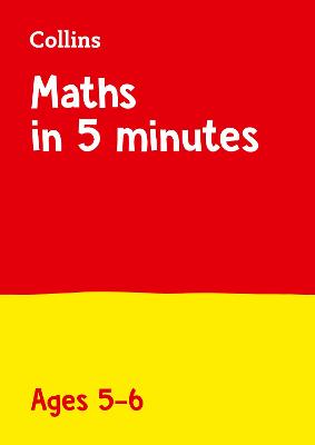 Book cover for Maths in 5 Minutes a Day Age 5-6