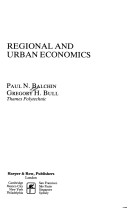 Book cover for Regional and Urban Economics