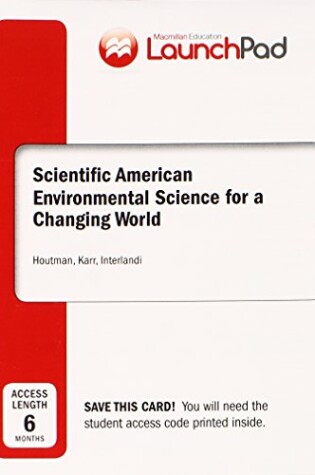 Cover of Launchpad for Houtman's Scientific American Environmental Science (6 Month Access)