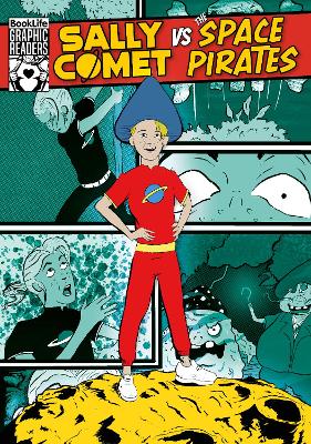 Book cover for Sally Comet vs The Space Pirates