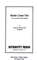Cover of Murder Comes First