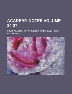 Book cover for Academy Notes Volume 24-27