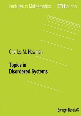 Cover of Topics in Disordered Systems