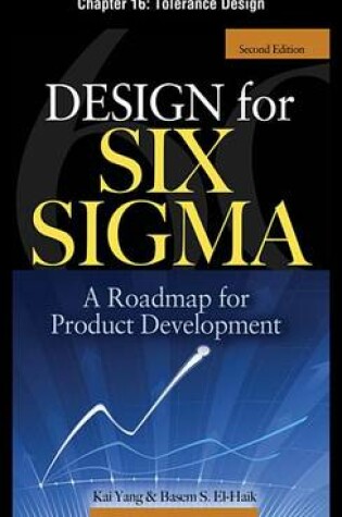 Cover of Design for Six SIGMA, Chapter 16 - Tolerance Design