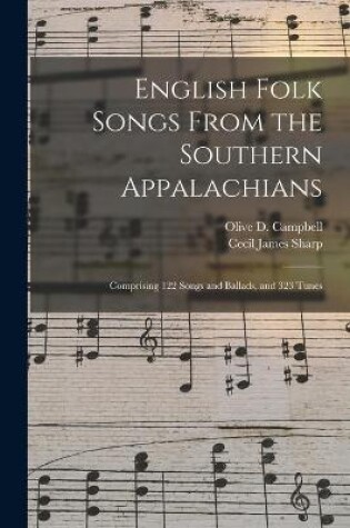 Cover of English Folk Songs From the Southern Appalachians