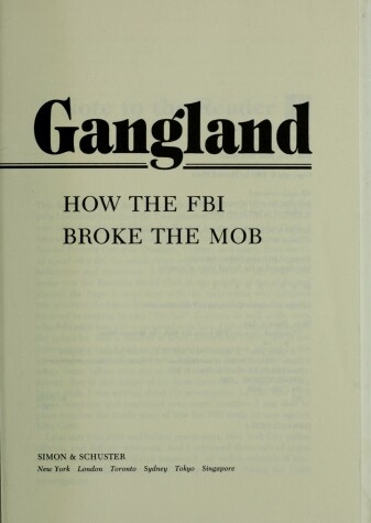 Book cover for Gangland