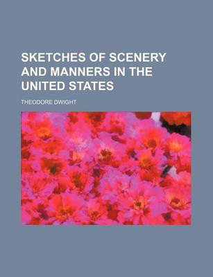 Book cover for Sketches of Scenery and Manners in the United States