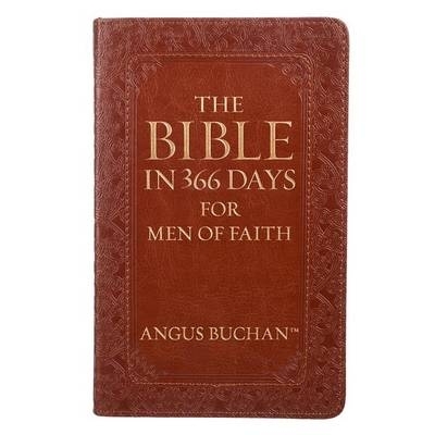 Book cover for Lux-Leather - The Bible in 366 Days for Men of Faith