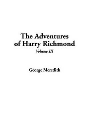 Cover of The Adventures of Harry Richmond, V3