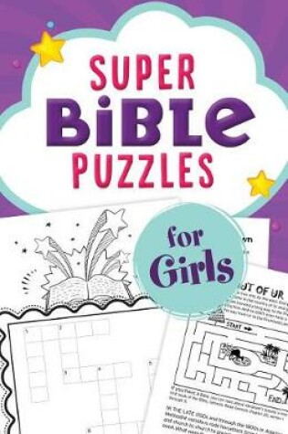 Cover of Super Bible Puzzles for Girls