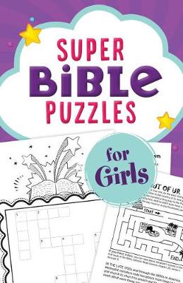 Book cover for Super Bible Puzzles for Girls