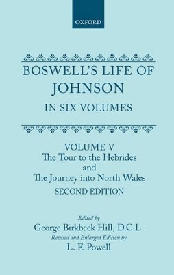 Book cover for Boswell's Life of Johnson in Six Volumes: Volume V