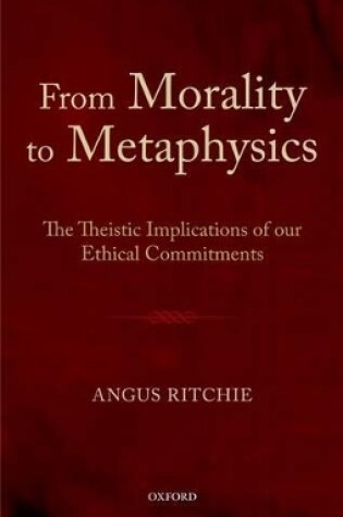 Cover of From Morality to Metaphysics