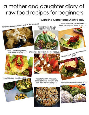 Book cover for A Mother and Daughter Diary of Raw Food Recipes for Beginners