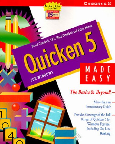 Cover of Quicken for Windows 95 Made Easy