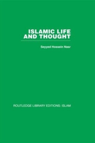 Cover of Islamic Life and Thought