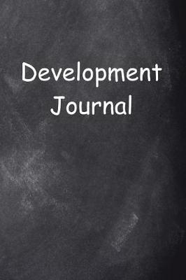 Cover of Development Journal Chalkboard Design