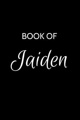 Book cover for Jaiden Journal Notebook