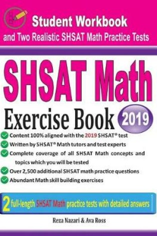 Cover of SHSAT Math Exercise Book