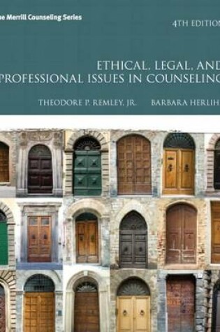 Cover of Ethical, Legal, and Professional Issues in Counseling with Video-Enhanced Pearson eText Access Card package